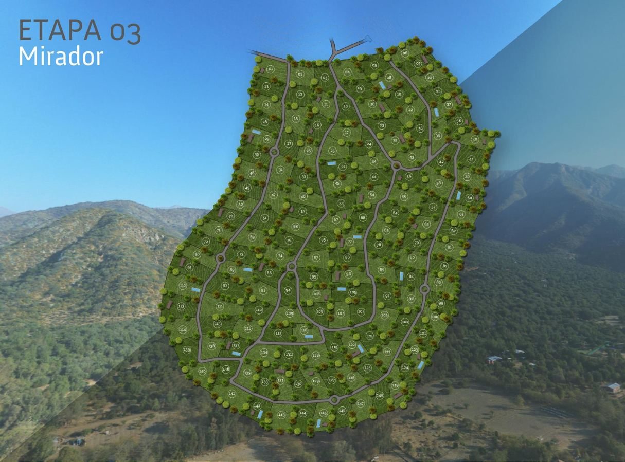 Plano de loteo de Mirador
