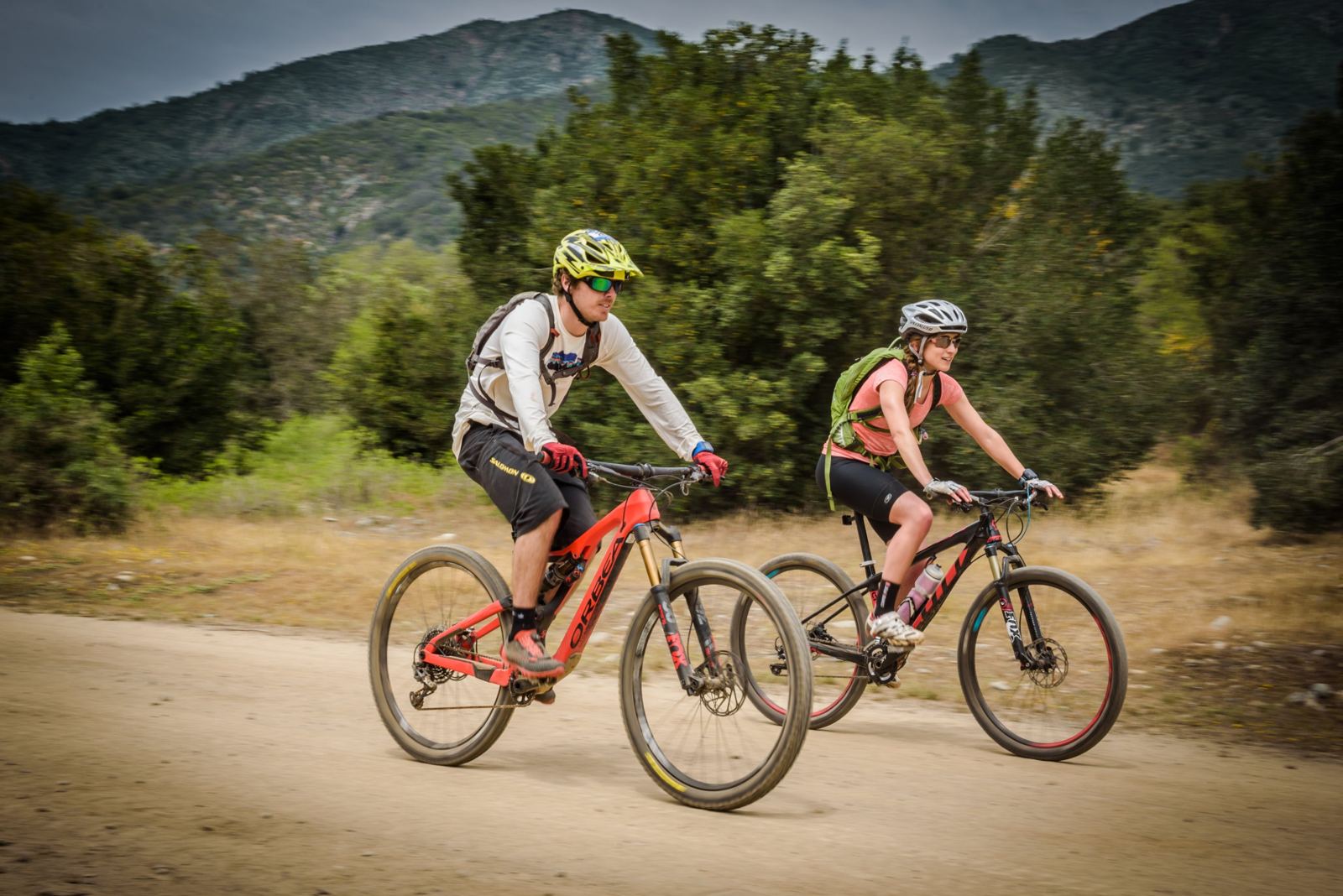 Mountain bike en el parque